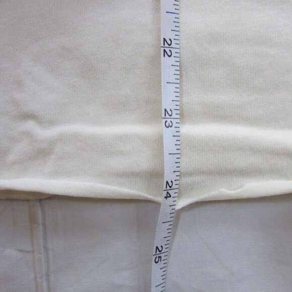 Cruel Denim Women's XL Short Sleeve Crop Cowboy Fence Graphic T-Shirt Cream - Picture 4 of 5